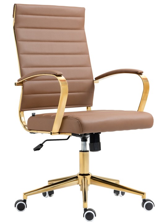 Kontorstol Havana imiteret læder, lysebrun Kontorstol Havana imiteret læder, lysebrun