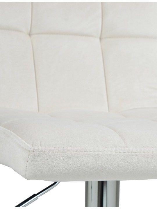 Barstol Peru fløjlskrom, creme