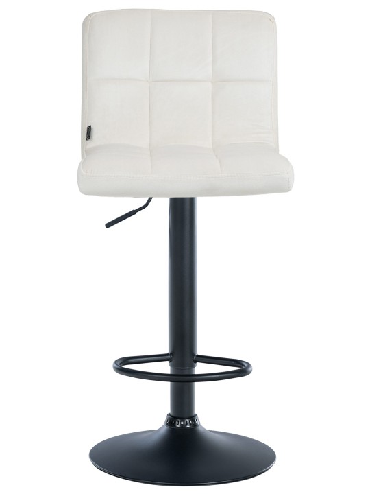 Barstol Peru fløjl, creme