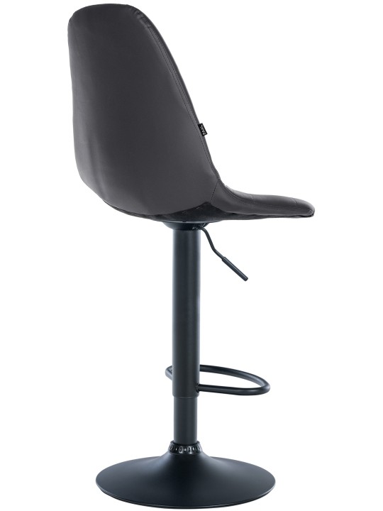 Barstol Elmore imiteret læder B, sort