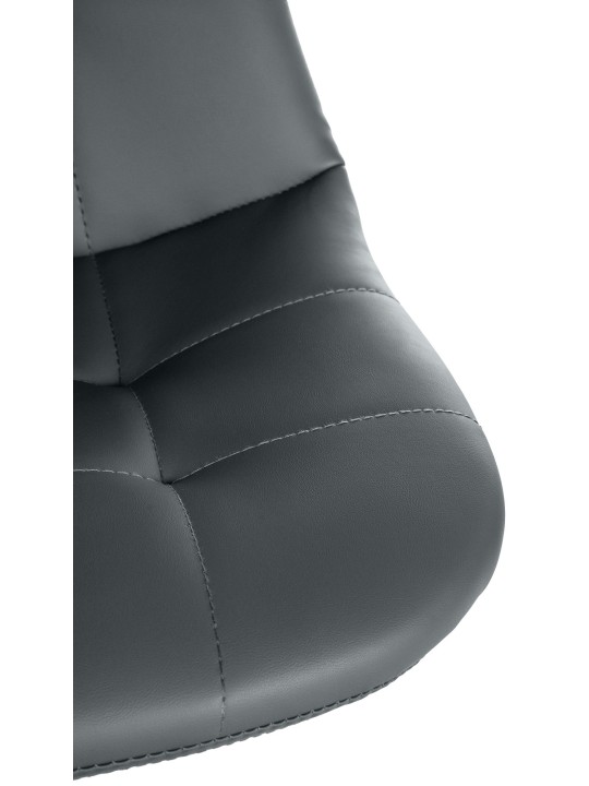 Barstol Elmore imiteret læder C, grå