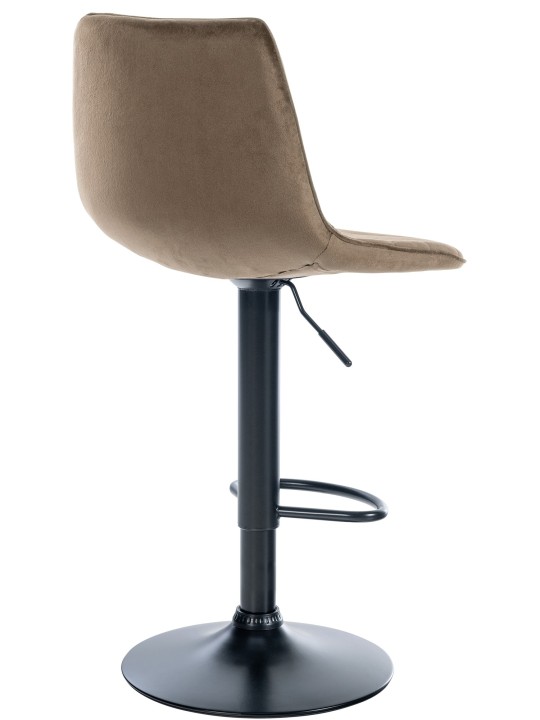 Sæt med 2 barstole Lex velvet, brun