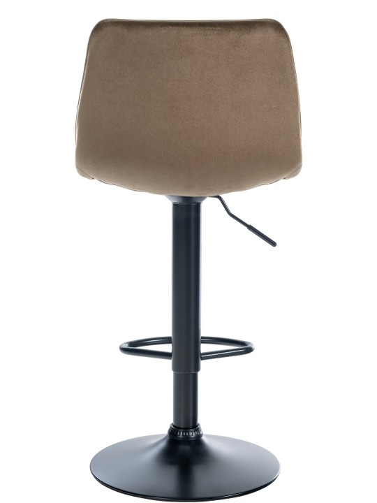 Sæt med 2 barstole Lex velvet, brun