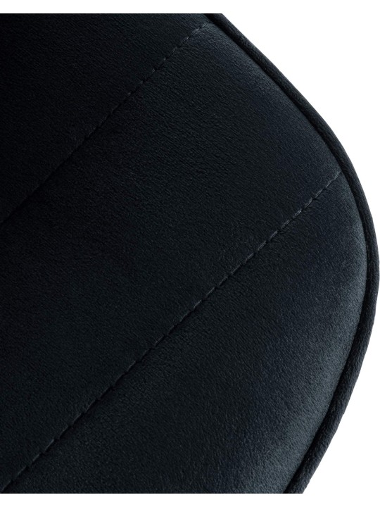 Sæt med 2 barstole Lex velvet, sort