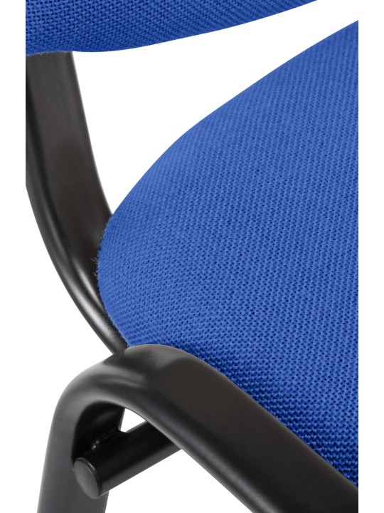 Besøgsstol Ken stof, blå Besøgsstol Ken stof, blå