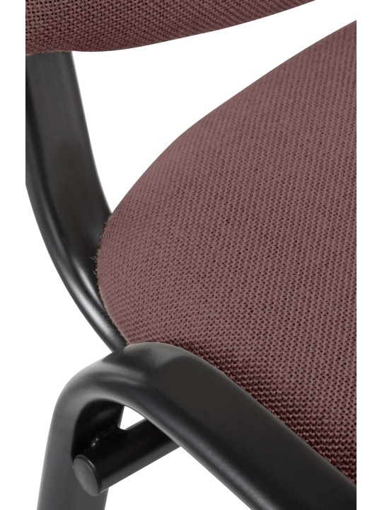 Besøgsstol Ken stof, brun