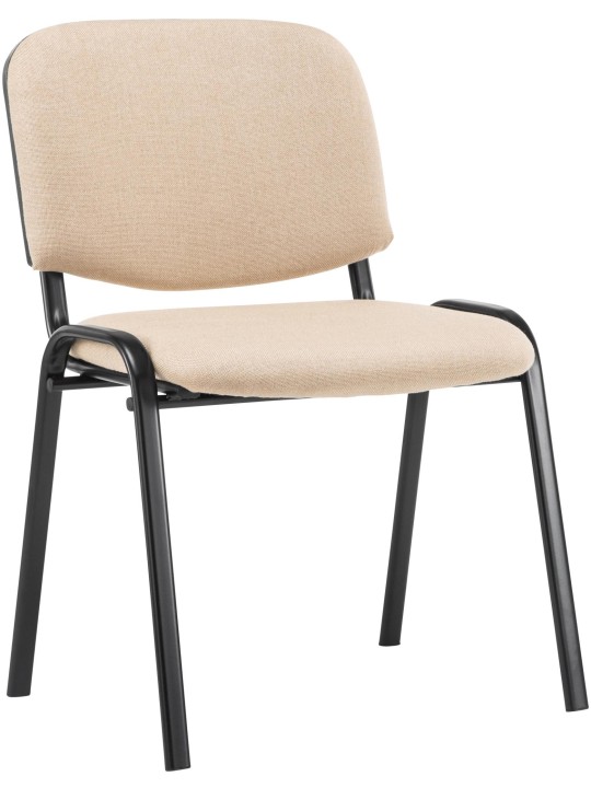 Besøgsstol Ken stof, creme