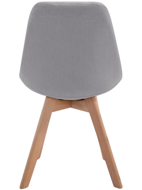 Besøgsstol Borneo V2 Natura stof, grå Besøgsstol Borneo V2 Natura stof, grå