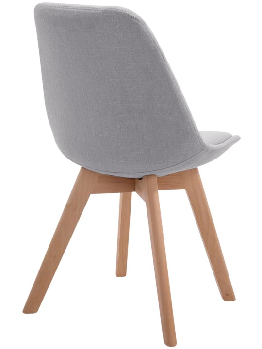 Besøgsstol Borneo V2 Natura stof, grå Besøgsstol Borneo V2 Natura stof, grå