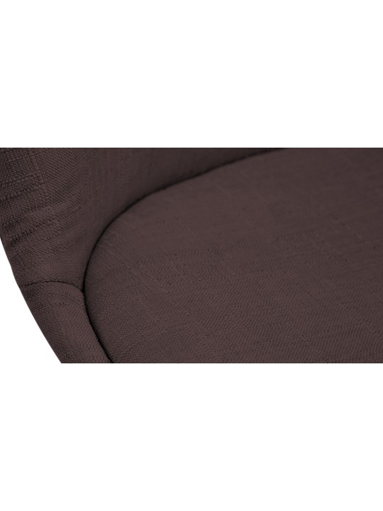 Besøgsstol Borneo V2 Natura stof, brun