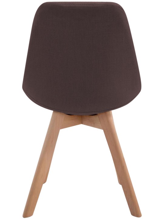 Besøgsstol Borneo V2 Natura stof, brun