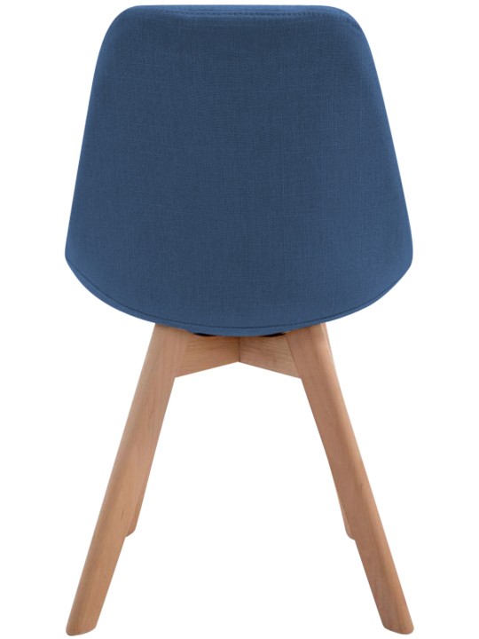 Besøgsstol Borneo V2 Natura stof, blå