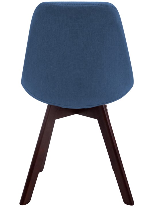 Besøgsstol Borneo V2 valnødstof, blå Besøgsstol Borneo V2 valnødstof, blå