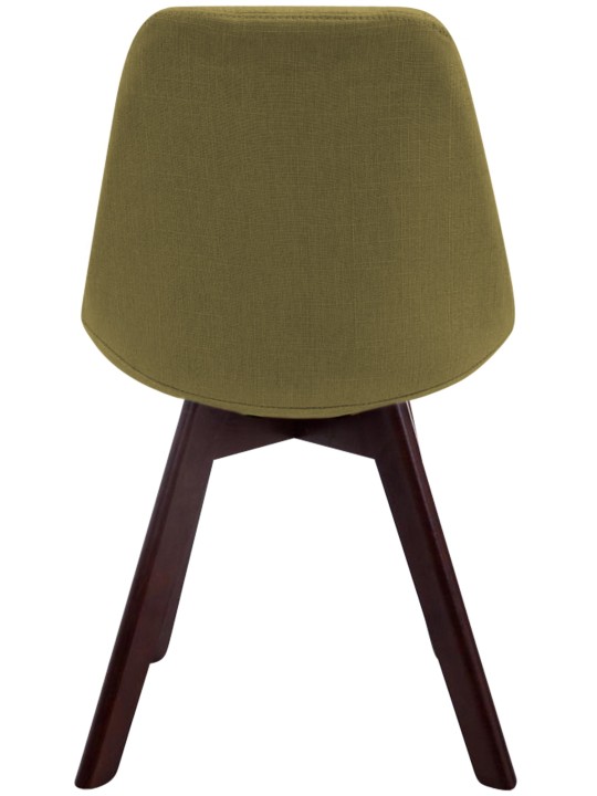 Besøgsstol Borneo V2 valnødstof, grøn Besøgsstol Borneo V2 valnødstof, grøn