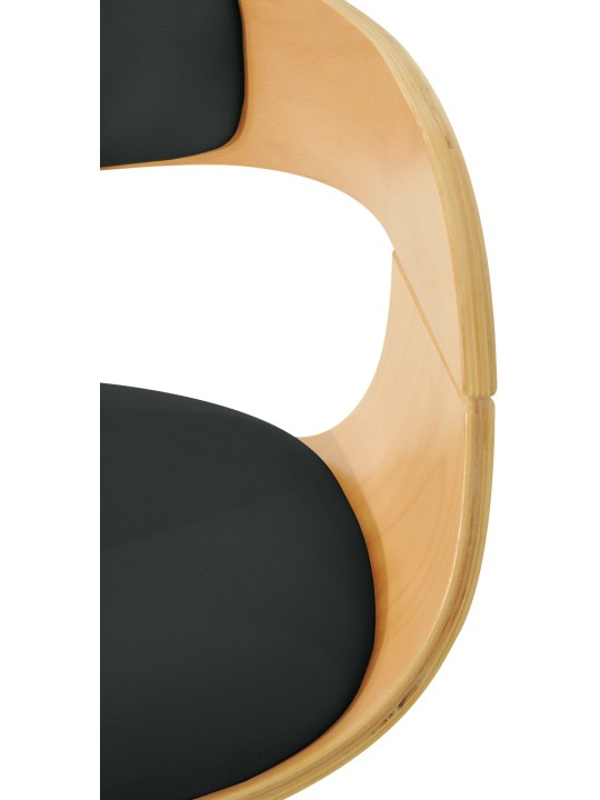 Barstol Kingston C, natur/sort