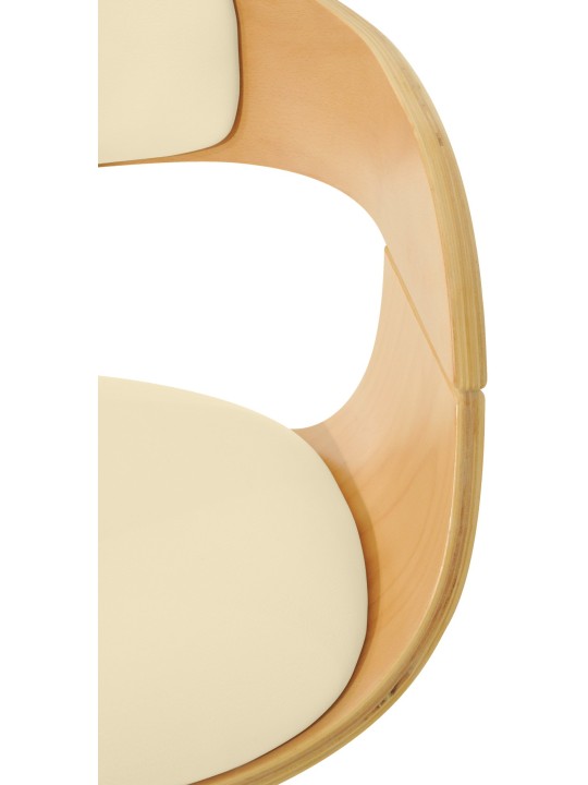 Barstol Kingston C, natur/creme