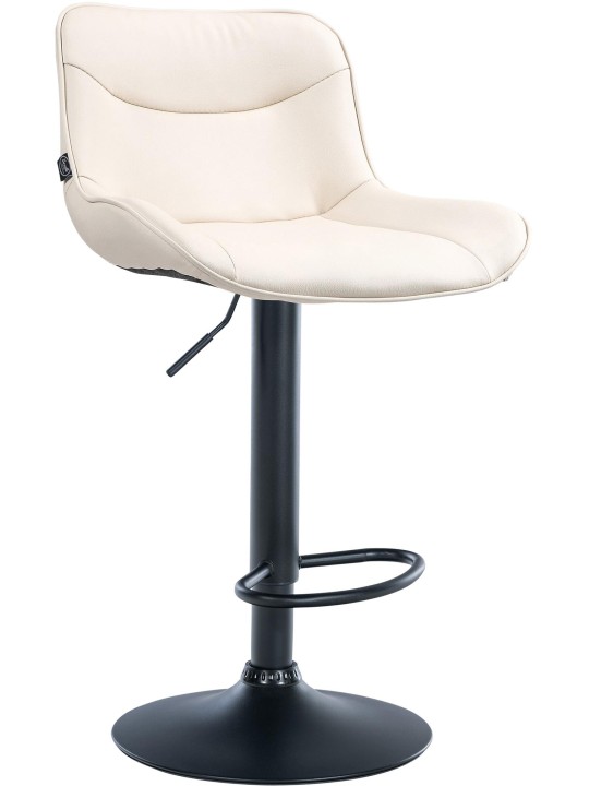 Barstol Vonore imiteret læder, creme