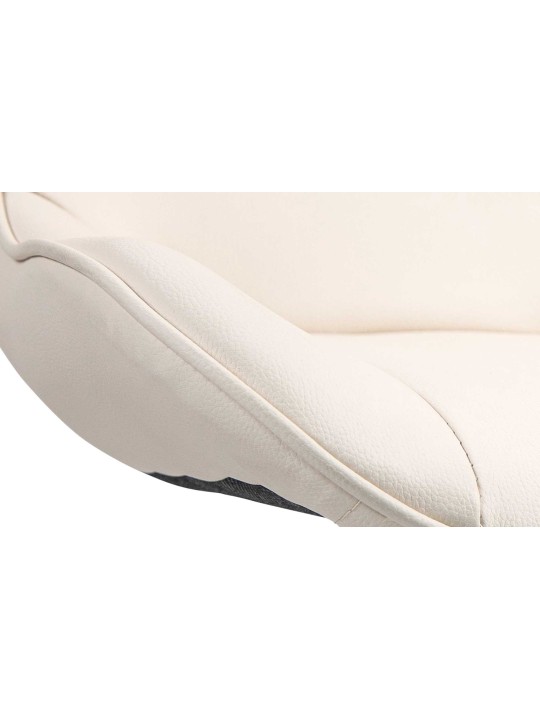 Barstol Vonore imiteret læder, creme