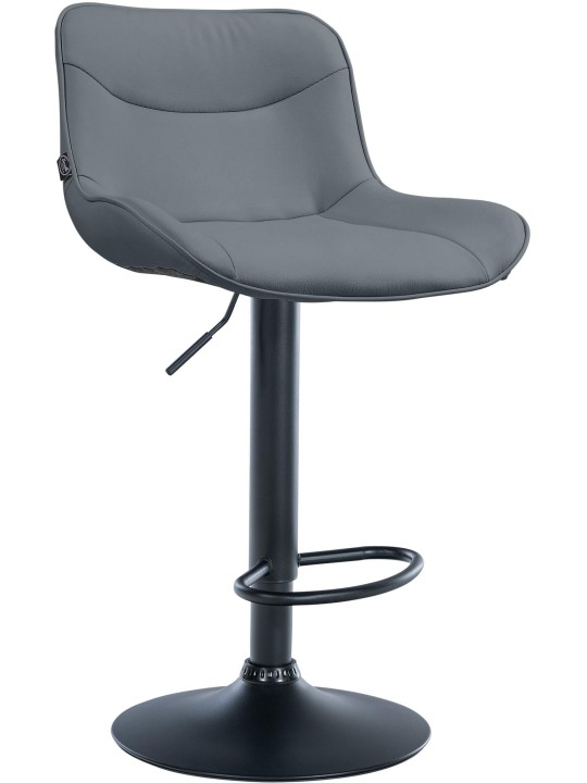 Barstol Vonore imiteret læder, grå