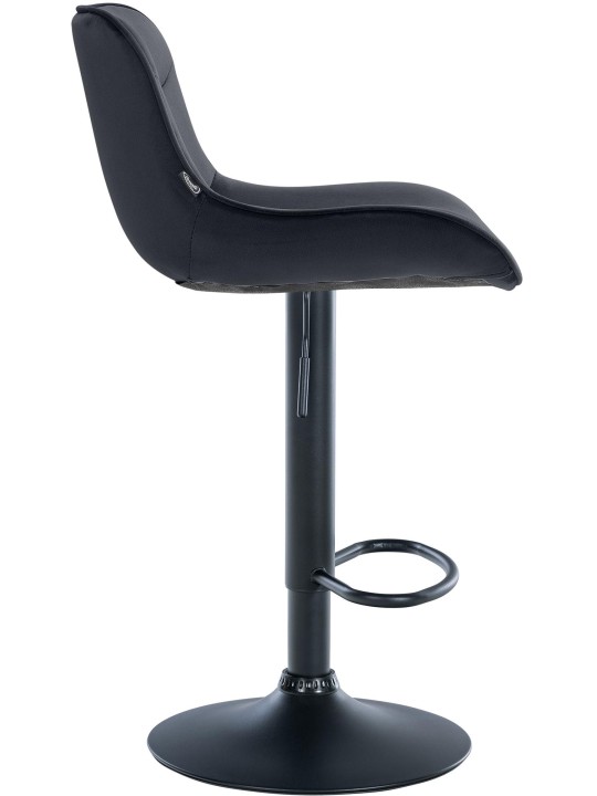 Barstol Vonore velvet, sort
