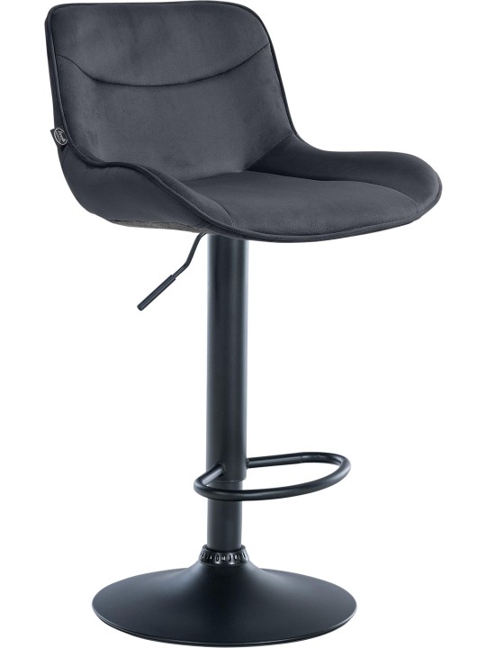 Barstol Vonore velvet, sort