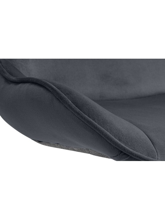 Barstol Vonore velvet, sort