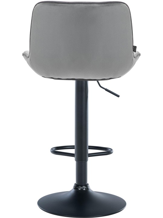 Barstol Vonore velvet, grå