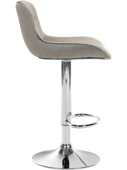 Barstol Vonore stof krom, taupe Barstol Vonore stof krom, taupe
