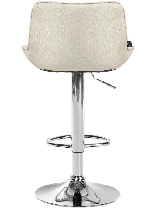 Barstol Vonore stof krom, creme Barstol Vonore stof krom, creme