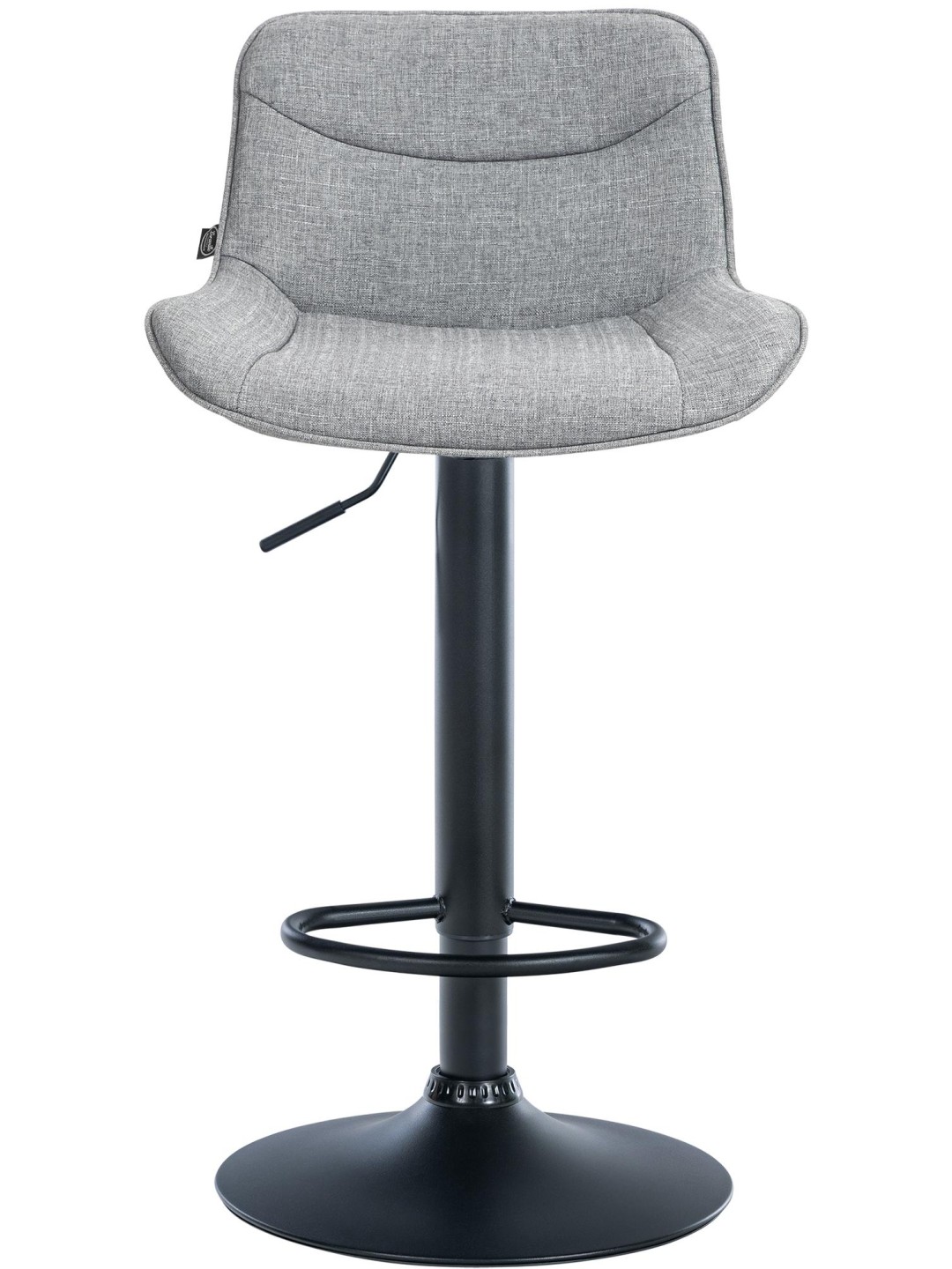 Barstol Vonore stof, grå