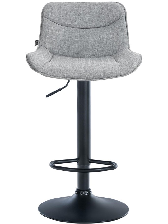 Barstol Vonore stof, grå
