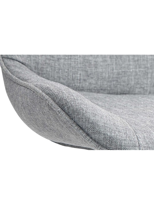 Barstol Vonore stof, grå