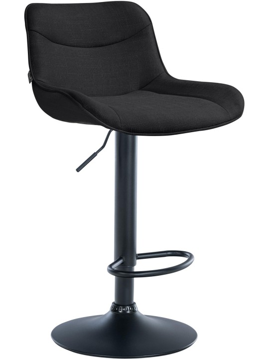Barstol Vonore stof, sort