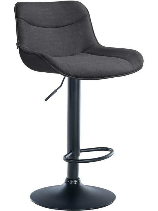Barstol Vonore stof, mørkegrå