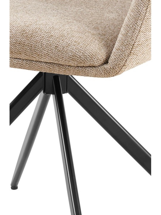 Spisestuestol Olema stof, taupe Spisestuestol Olema stof, taupe