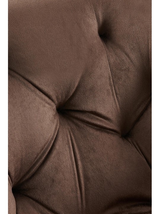 Spisestuestol Antigo fløjl, brun Spisestuestol Antigo fløjl, brun