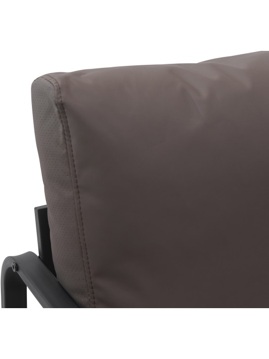 Liggestol Manea imiteret læder, brun