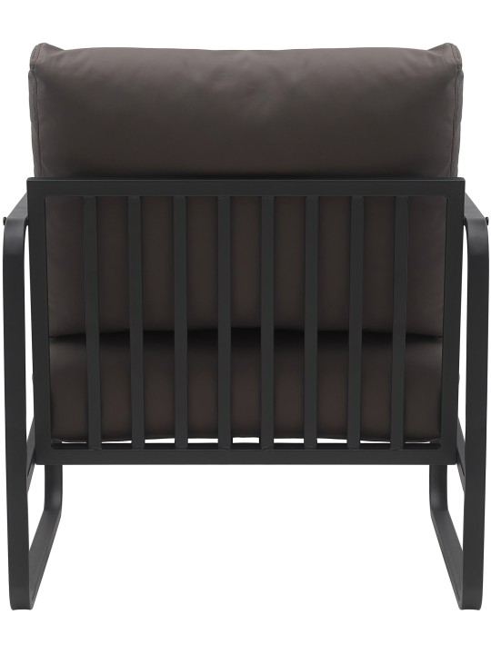 Liggestol Manea imiteret læder, brun