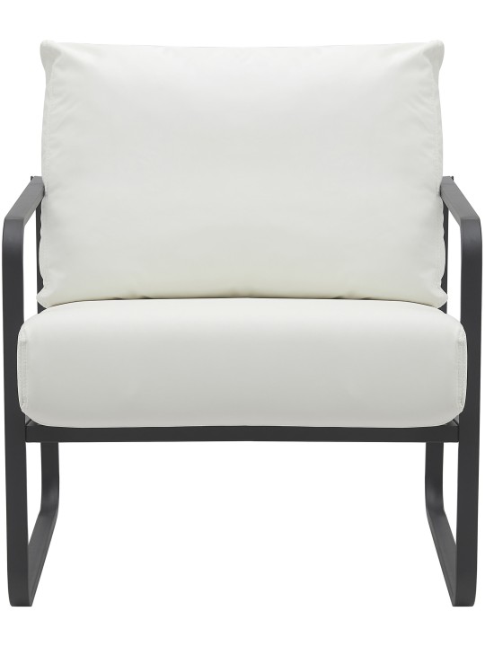 Liggestol Manea imiteret læder, hvid Liggestol Manea imiteret læder, hvid