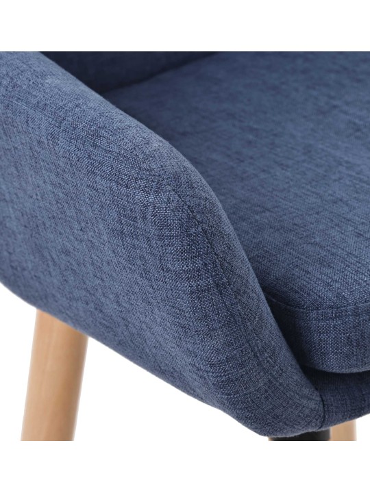 Sæt med 2 barstole Grant stof, mørkeblå Sæt med 2 barstole Grant stof, mørkeblå