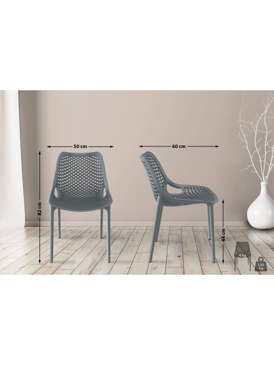 Stol Air, mørkegrå Stol Air, mørkegrå