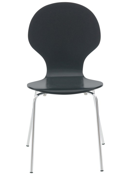 Sæt med 2 besøgende stol Diego, sort