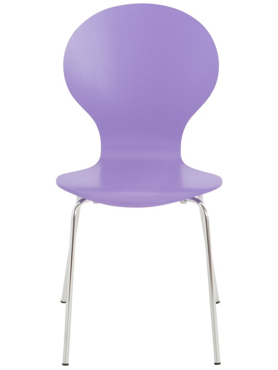 Sæt med 2 besøgende stol Diego, lilla