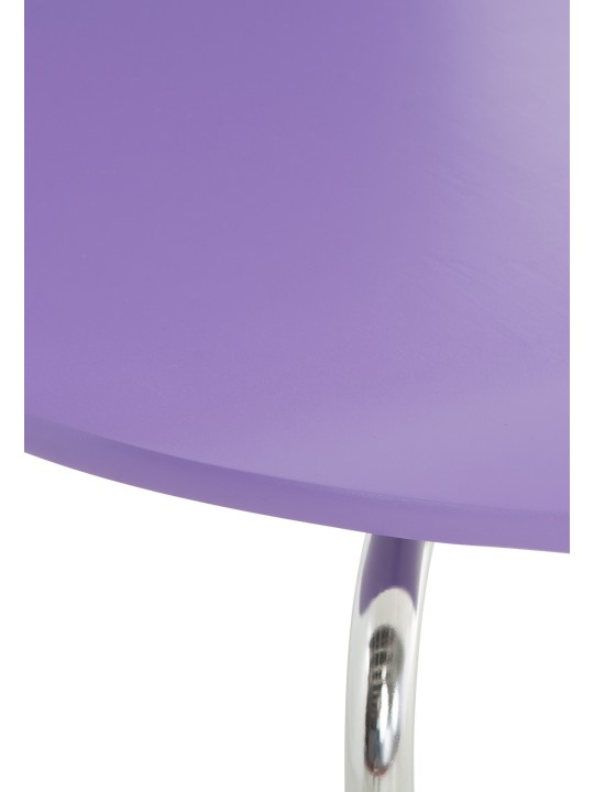 Sæt med 2 besøgende stol Diego, lilla