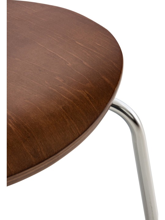 Sæt med 2 besøgende stol Diego, brun