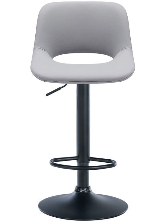 Barstol Camden imiteret læder, grå