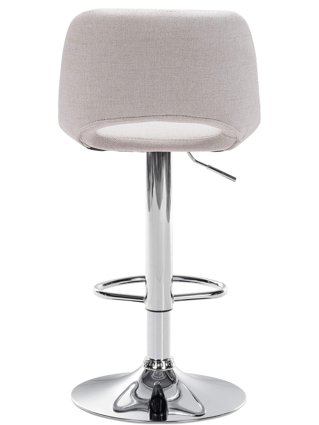 Barstol Camden stof krom, creme