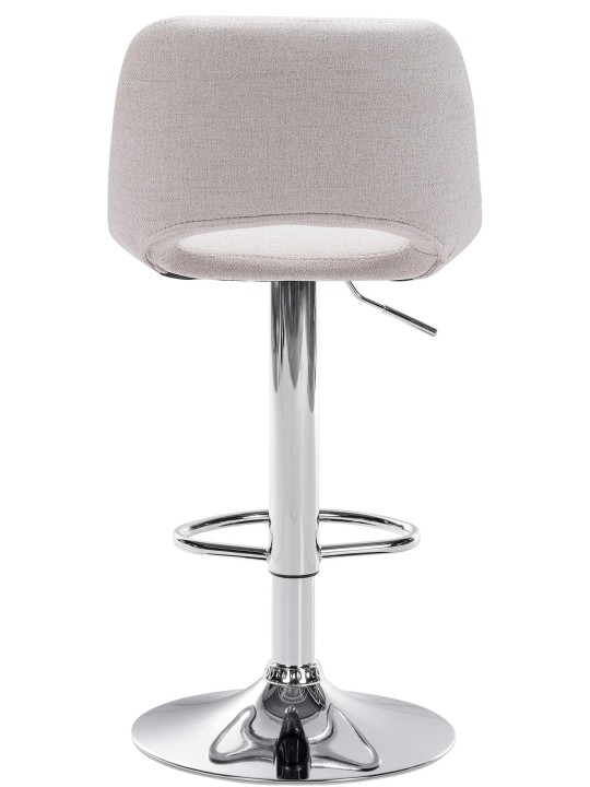 Barstol Camden stof krom, creme