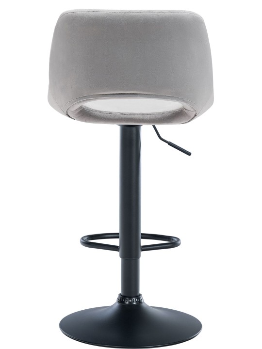 Barstol Camden velvet, lysegrå Barstol Camden velvet, lysegrå