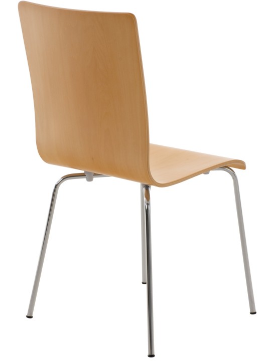 Sæt med 4 Pepe besøgsstole, natur Sæt med 4 Pepe besøgsstole, natur